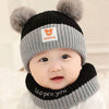 Beanie Wool Cap With Neck Warmer Attached KIDS WOOL CAP