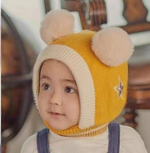 STAR CAPS HIT ARTICAL 6 COLOUR AVAILABLE KIDS WOOL CAP